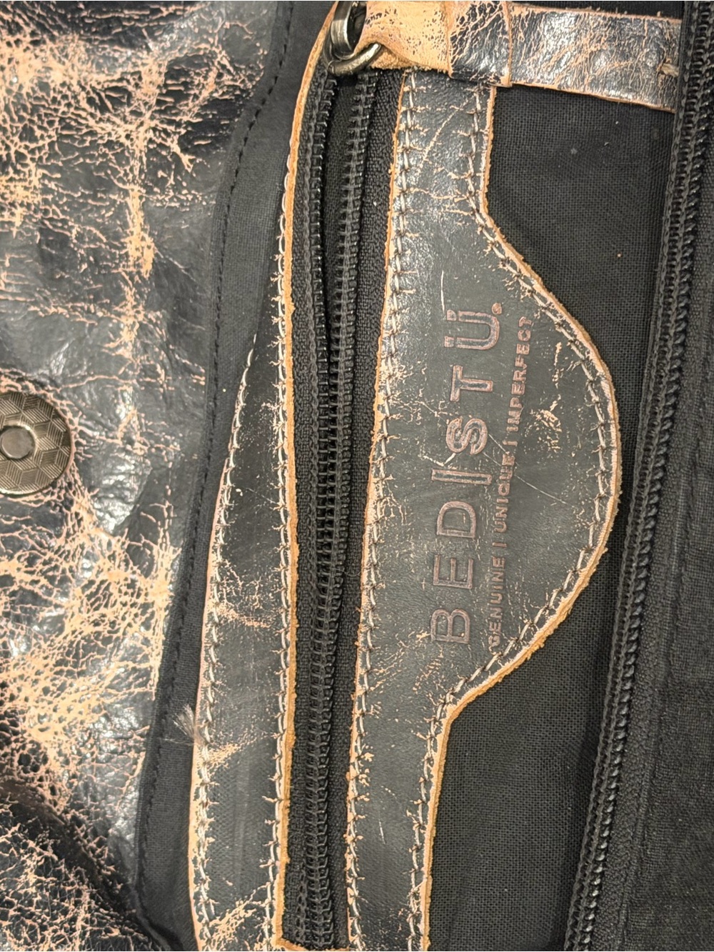 Bed Stu Rockababy Purse Brown
Distressed Leather oversized large bag purse BOHO - Picture 13 of 16